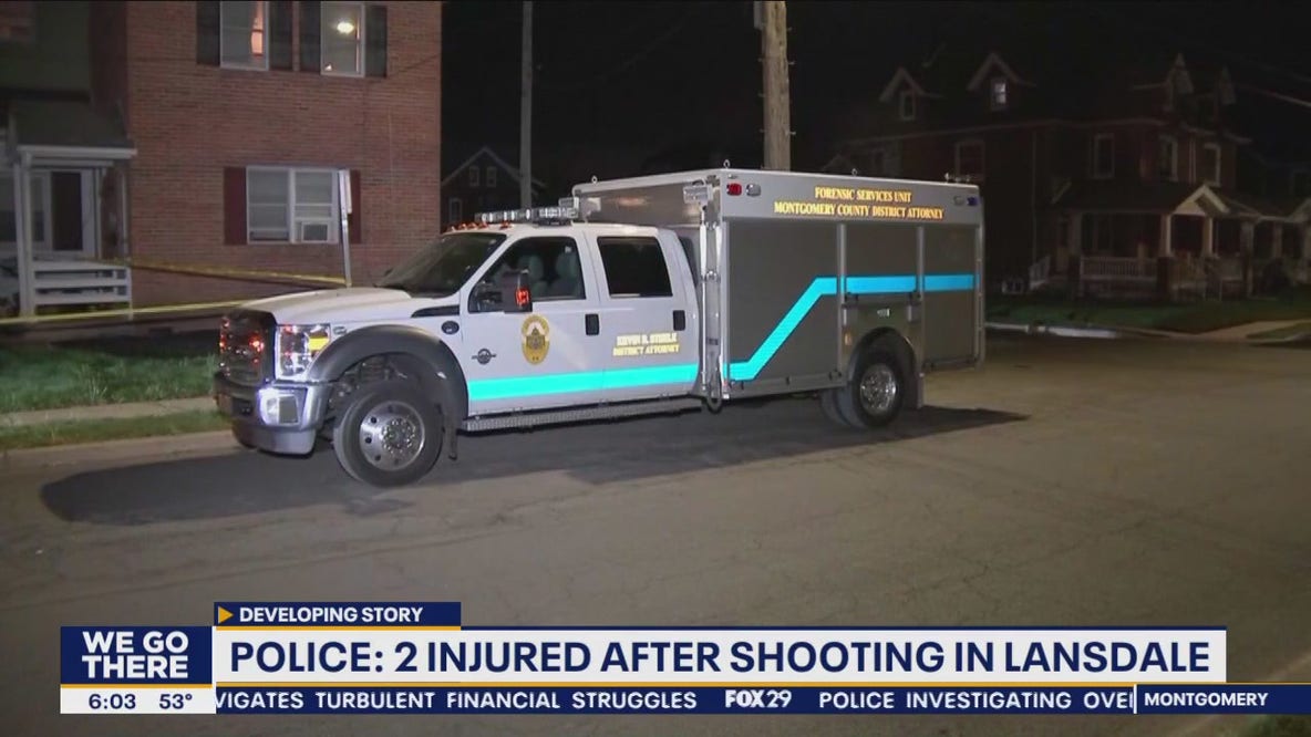 Police: 2 injured after shooting in Lansdale